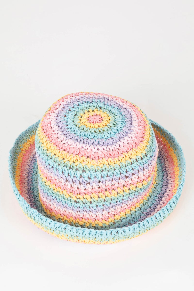 DeFacto Multicolour Girl Girl Straw Hat Casual - Image 3